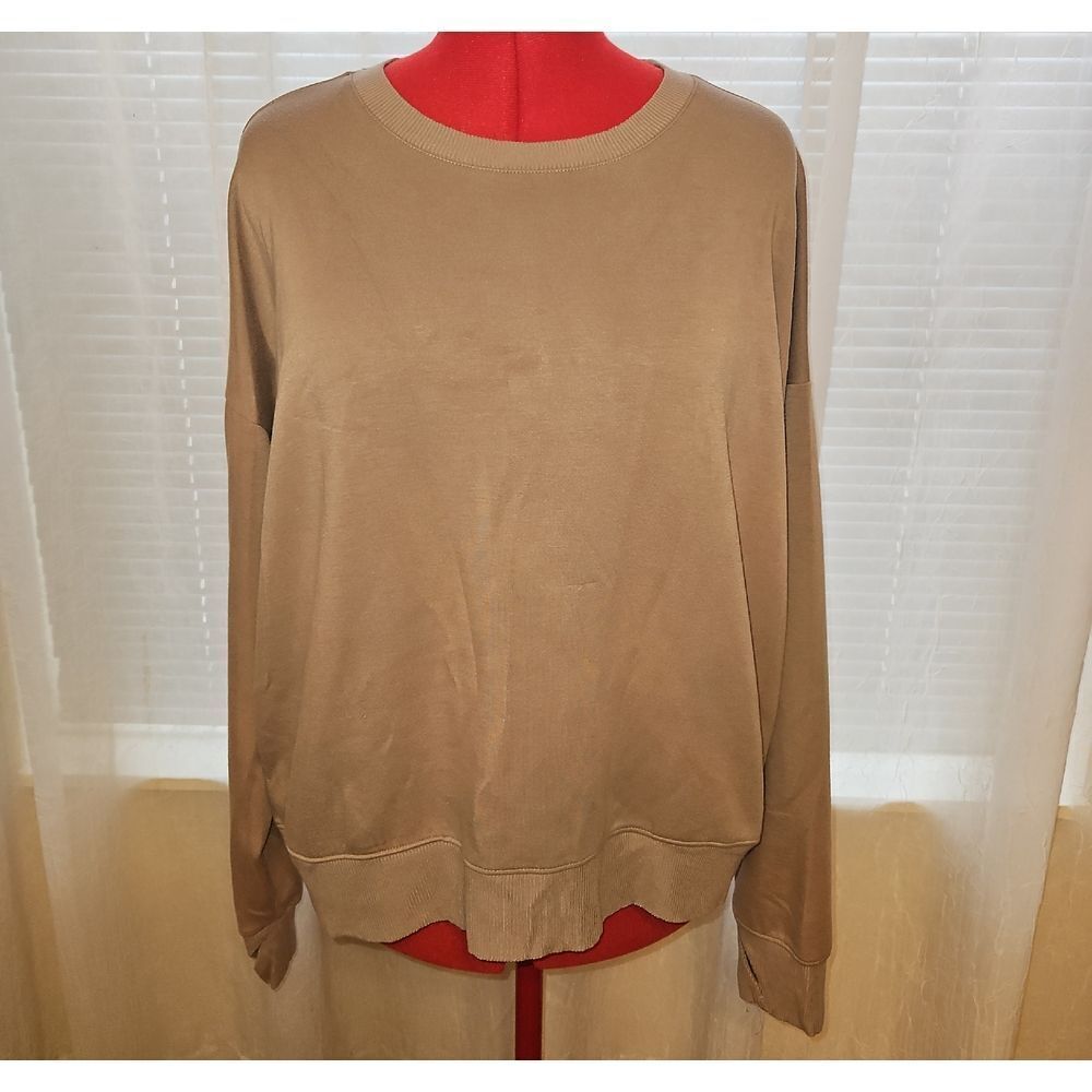 STYLUS Super Soft Casual Tan Sweatshirt